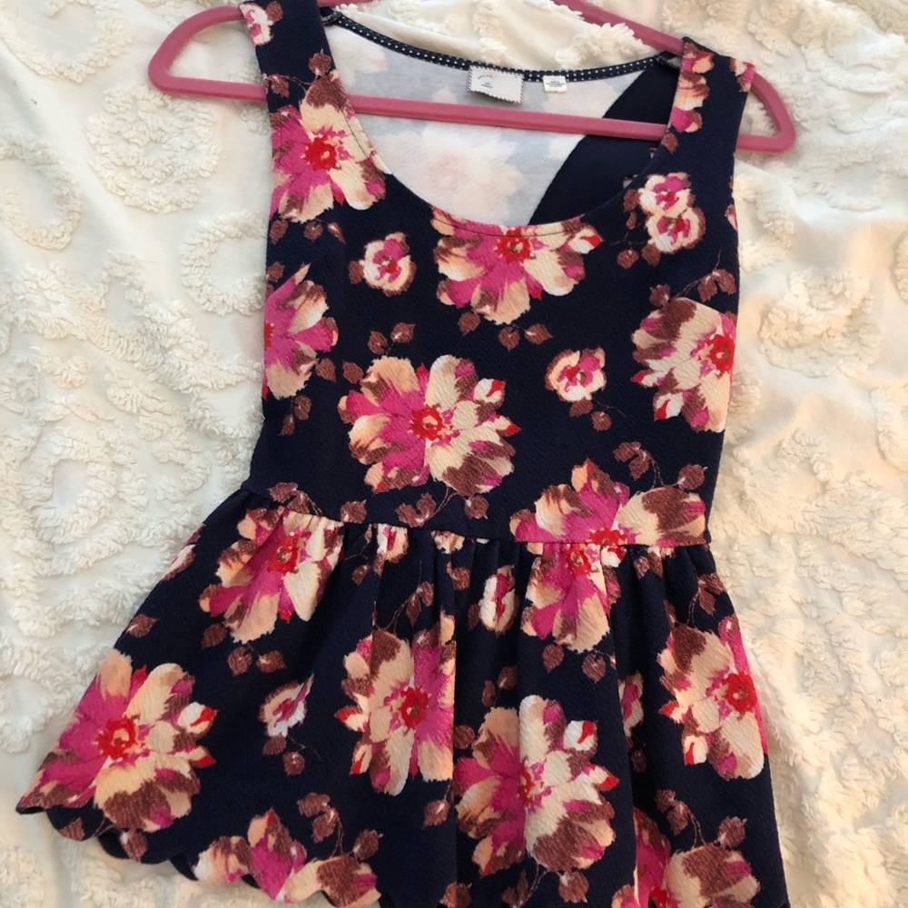 Anthropologie peplum top